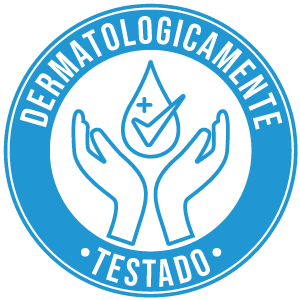 Dermatologicamente testado - Seguro para uso